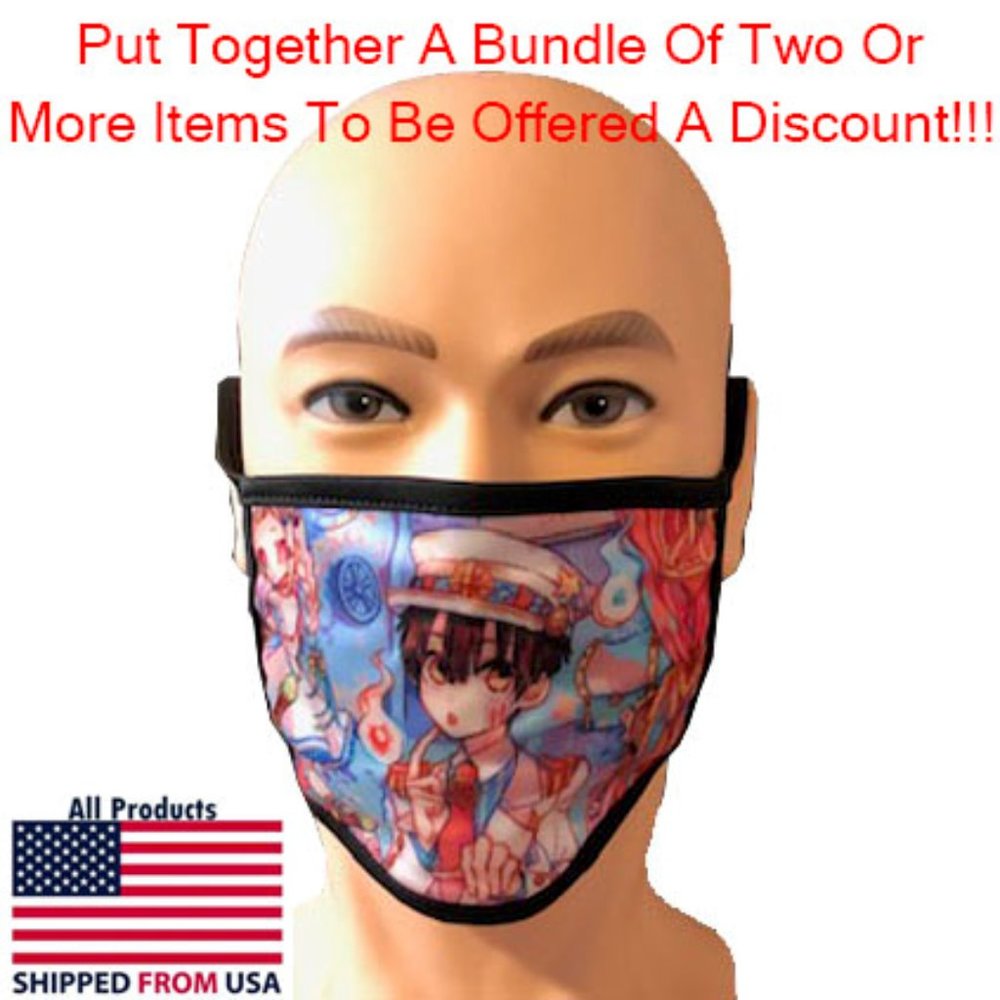 Washable Adult Anime Face Mask #6